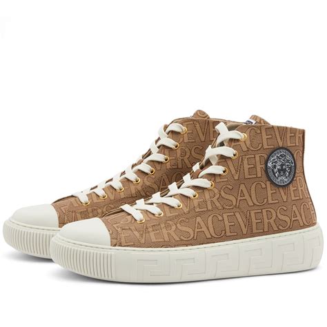 sneakers versace 2020|Versace high top sneakers.